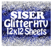 Load image into Gallery viewer, Siser Glitter Heat Transfer Vinyl Sheets