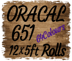 Oracal 651 - 12" X 5ft Roll