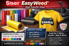 Load image into Gallery viewer, Siser EasyWeed® Heat Transfer Vinyl (12x12, 12x5ft)
