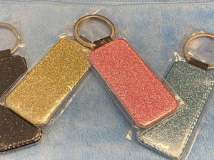 Sublimation Glitter Keychains