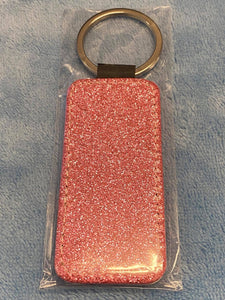 Sublimation Glitter Keychains