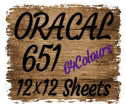 Oracal 651 - 12" X 12"